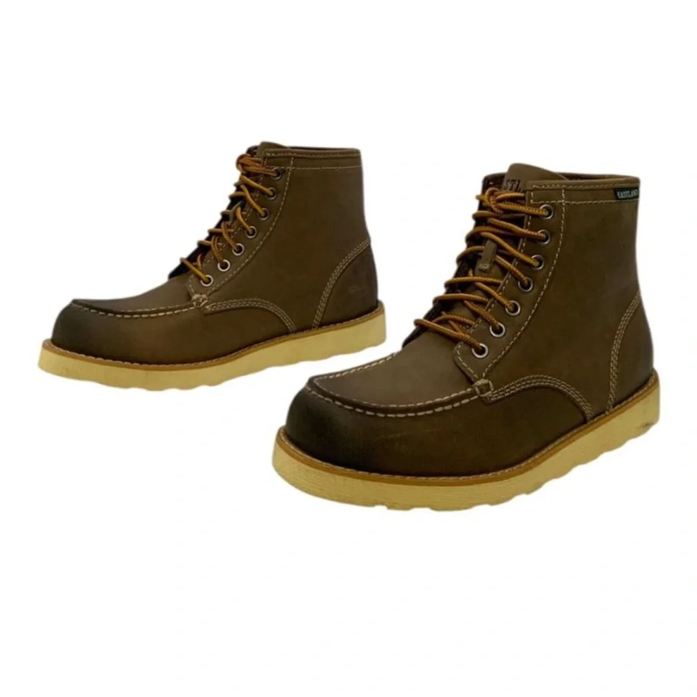 Eastland | Loomis Work‎ Ankle Boot Gray Leather US Men's 8M